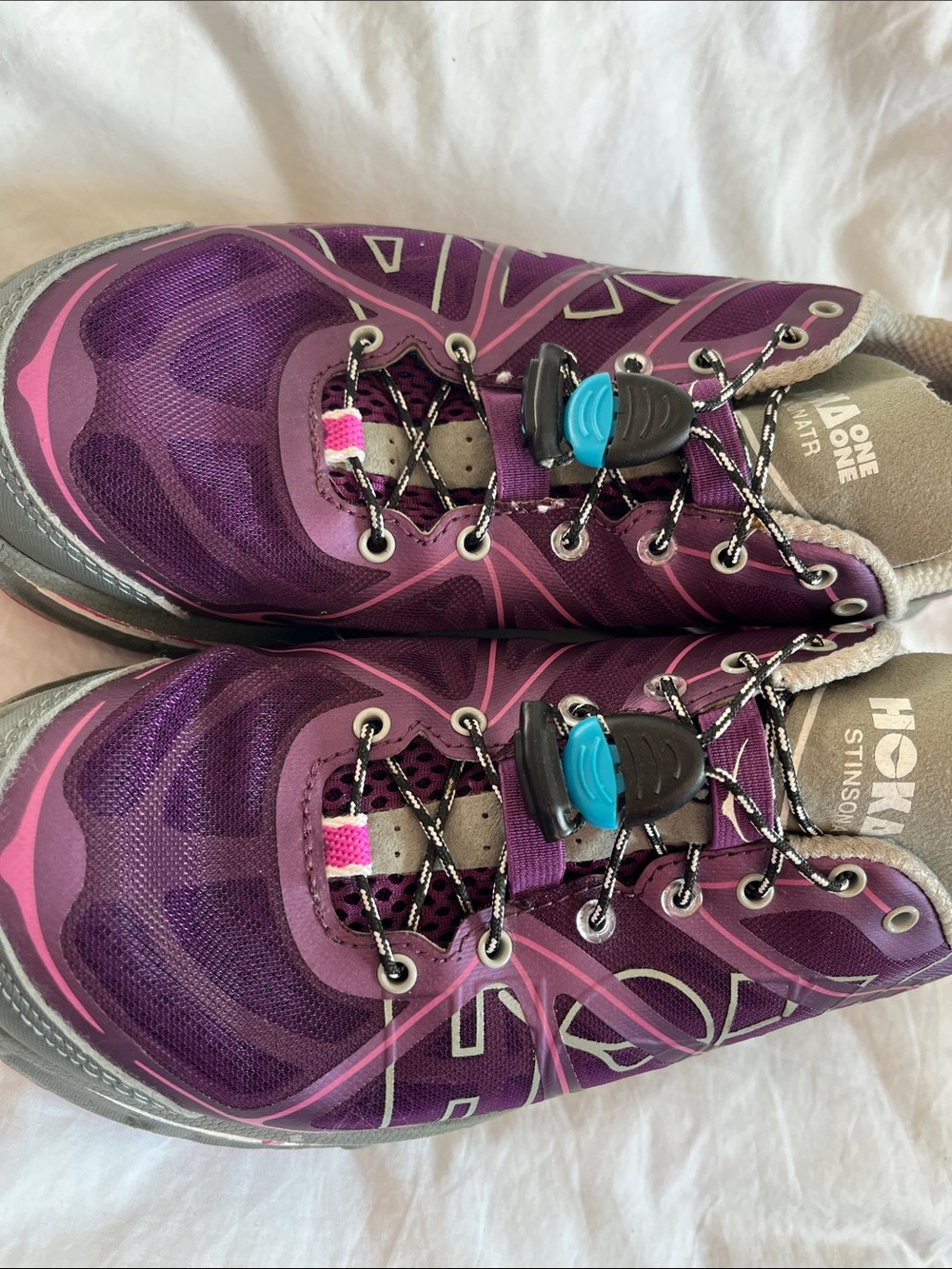 Hoka One One Stinson ATR purple trail running shoes outdoors athletic shoes - Picture 11 of 12